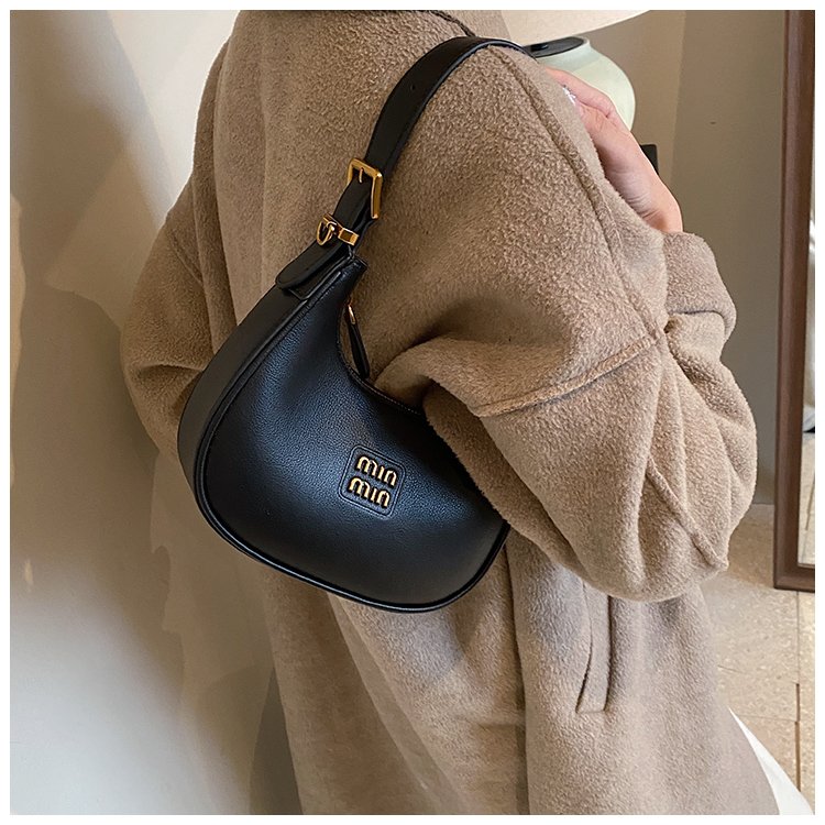 Women's PU Leather Crescent Shoulder Bag detail 28