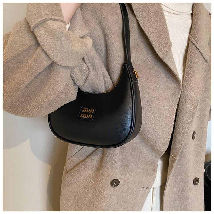 Women's PU Leather Crescent Shoulder Bag detail 30