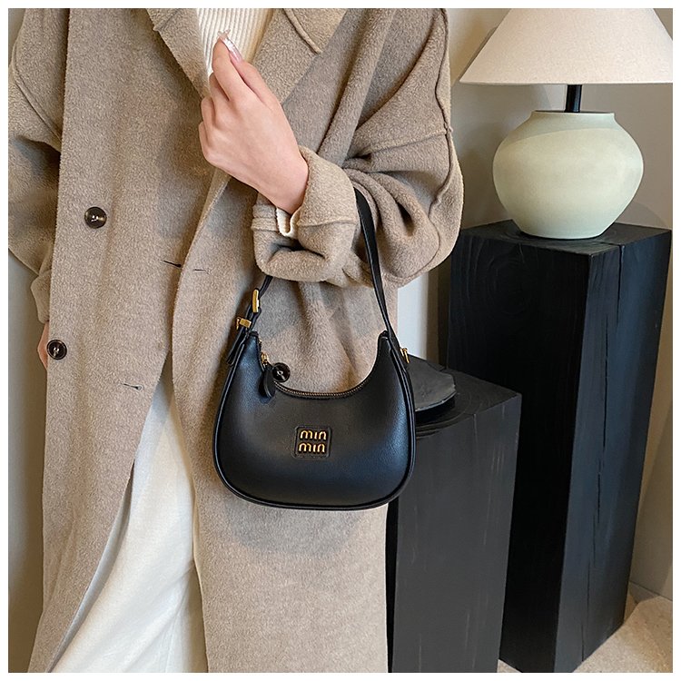 Women's PU Leather Crescent Shoulder Bag detail 33
