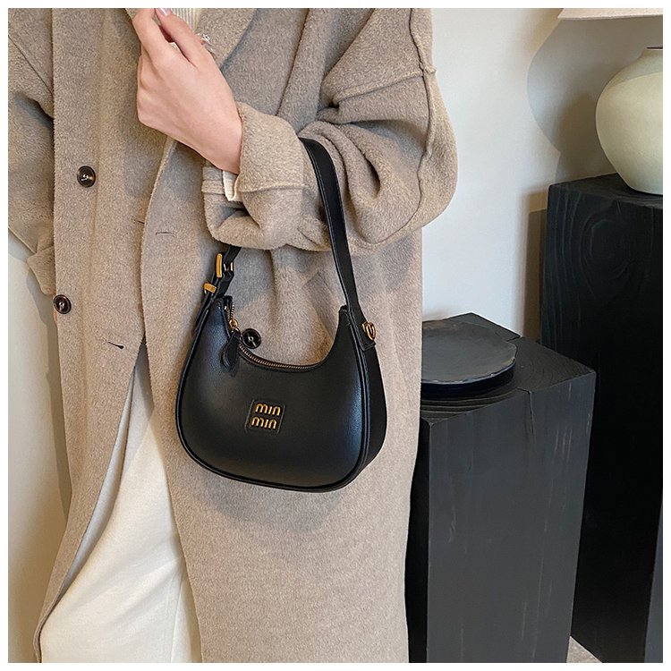 Women's PU Leather Crescent Shoulder Bag detail 34