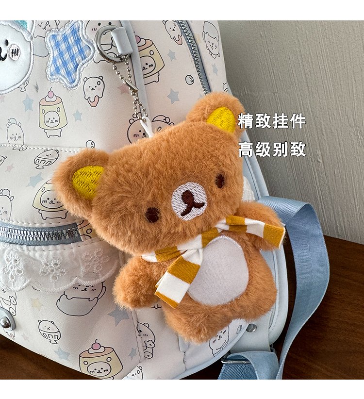Women's Cute Cartoon Print Waterproof PU Leather Backpack detail 6