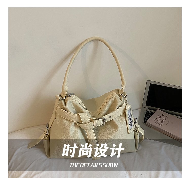 Women's PU Leather Drawstring Mini Bucket Bag detail 12