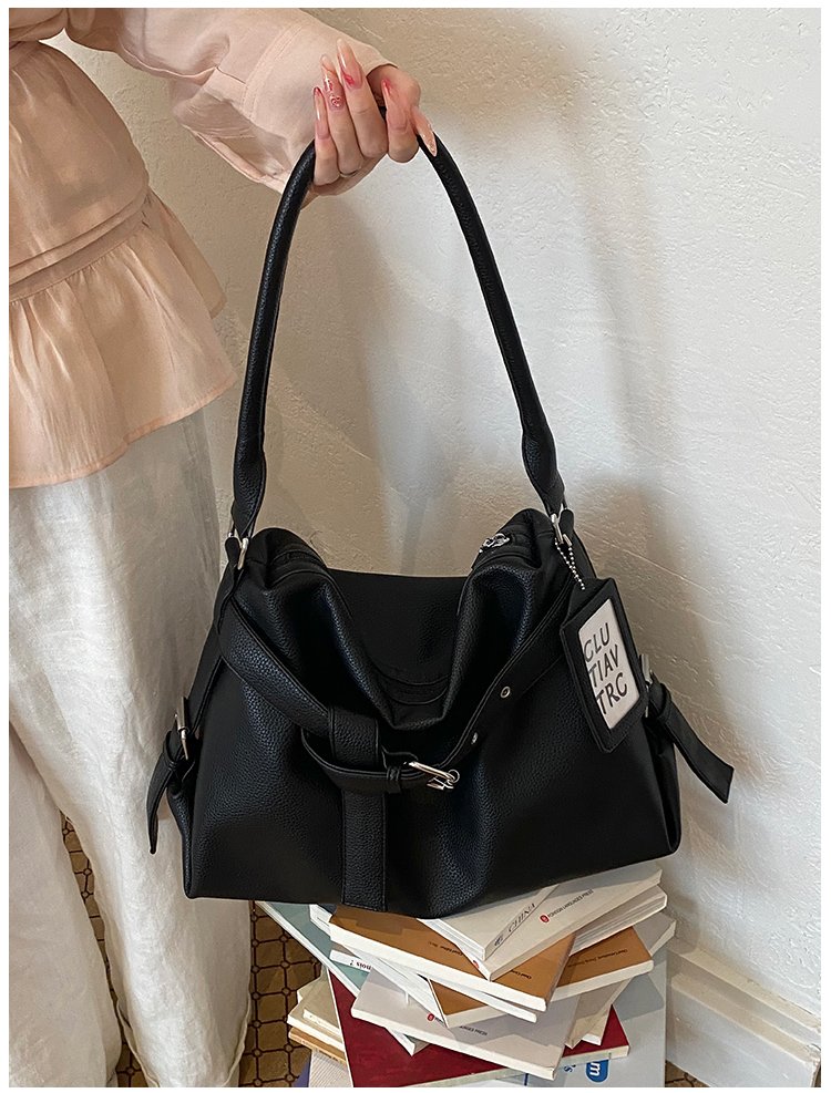Women's PU Leather Drawstring Mini Bucket Bag detail 27