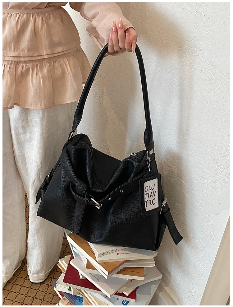 Women's PU Leather Drawstring Mini Bucket Bag detail 29
