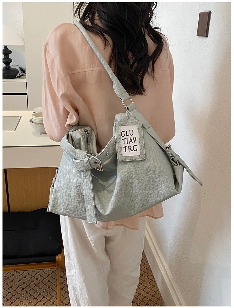 Women's PU Leather Drawstring Mini Bucket Bag detail 31
