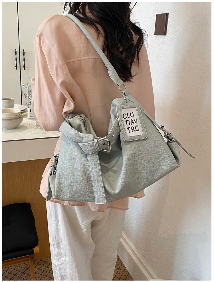 Women's PU Leather Drawstring Mini Bucket Bag detail 33