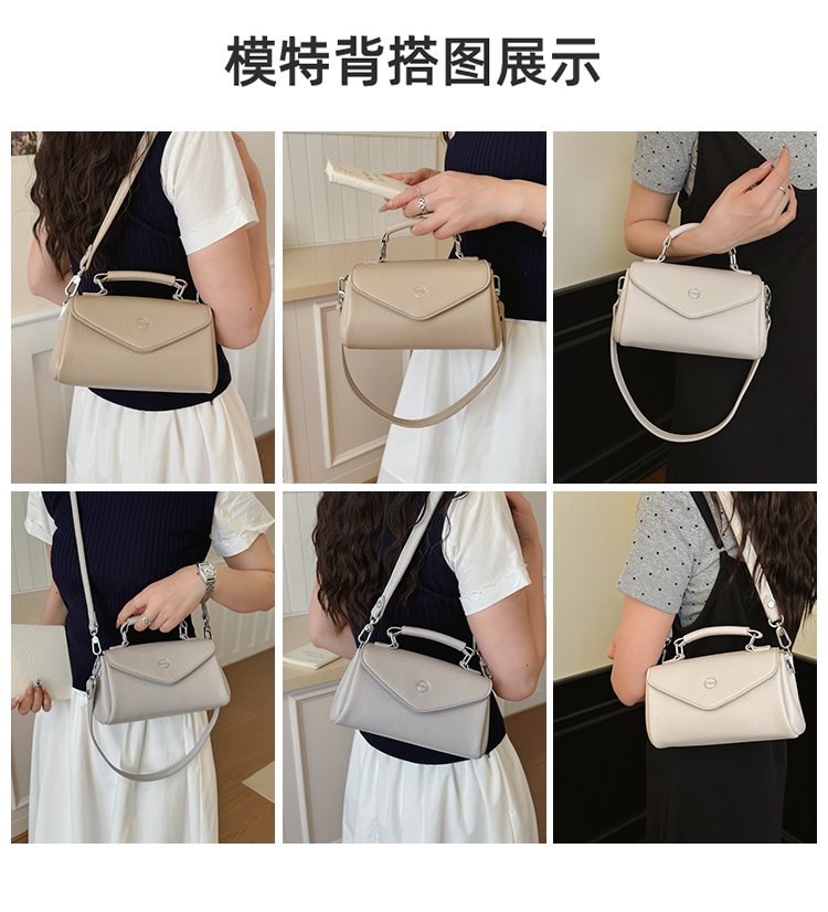 Women's PU Leather Envelope Flap Crossbody Bag detail 10