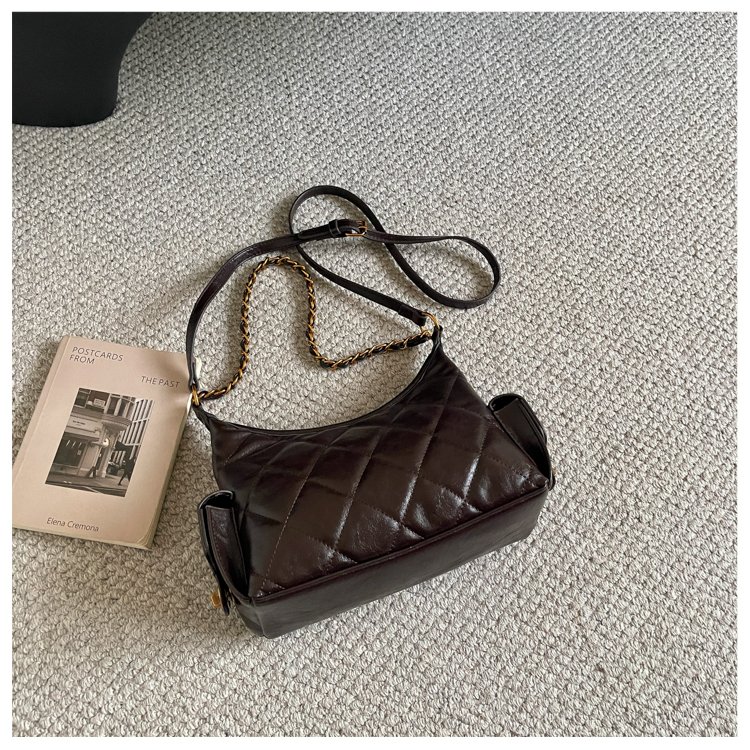 Women's Everyday Geometric Dumpling-Shaped PU Leather Shoulder Bag detail 18