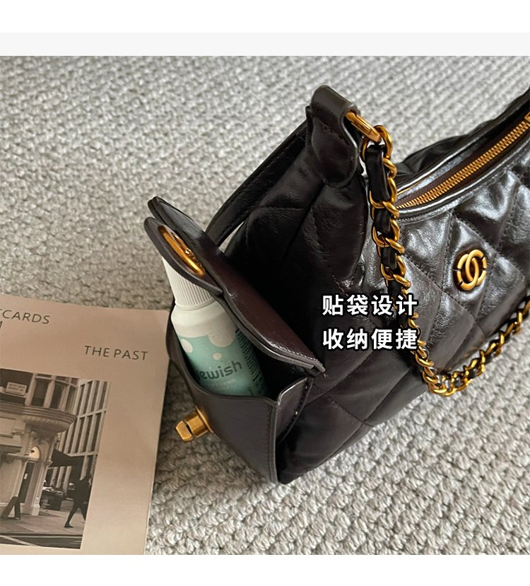 Women's Everyday Geometric Dumpling-Shaped PU Leather Shoulder Bag detail 7