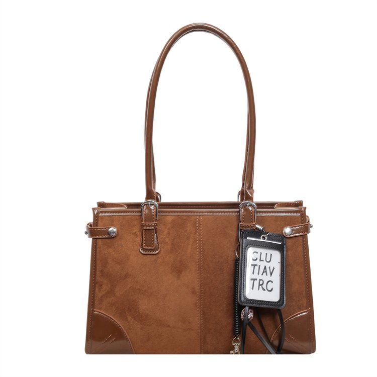 Women's Everyday Solid-Color Structured PU Leather Handbag view 1
