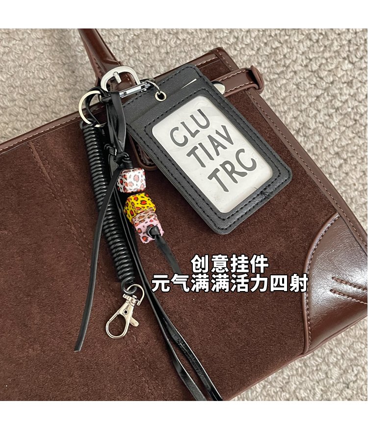 Women's Everyday Solid-Color Structured PU Leather Handbag detail 5