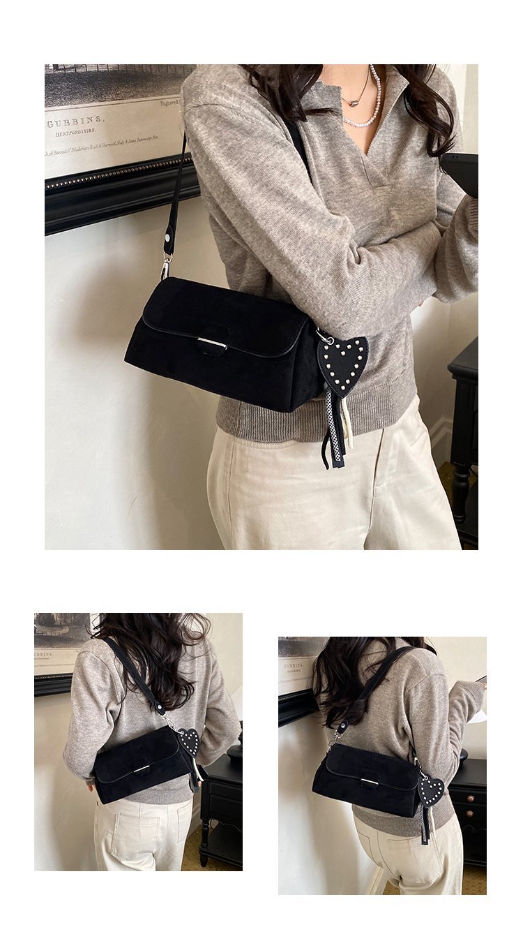 Women's Fashion Solid-Color Barrel-Shaped PU Leather Shoulder Bag detail 9
