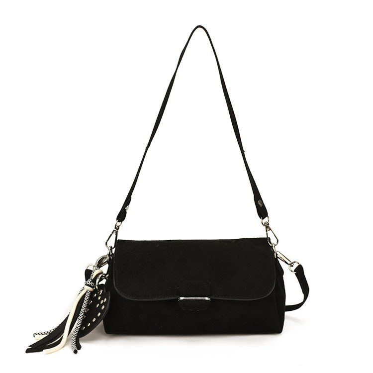 Women's Fashion Solid-Color Barrel-Shaped PU Leather Shoulder Bag view 3