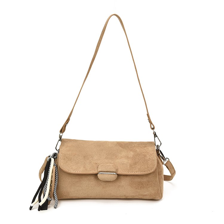 Women's Fashion Solid-Color Barrel-Shaped PU Leather Shoulder Bag view 4