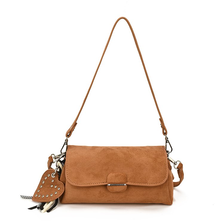 Women's Fashion Solid-Color Barrel-Shaped PU Leather Shoulder Bag view 1
