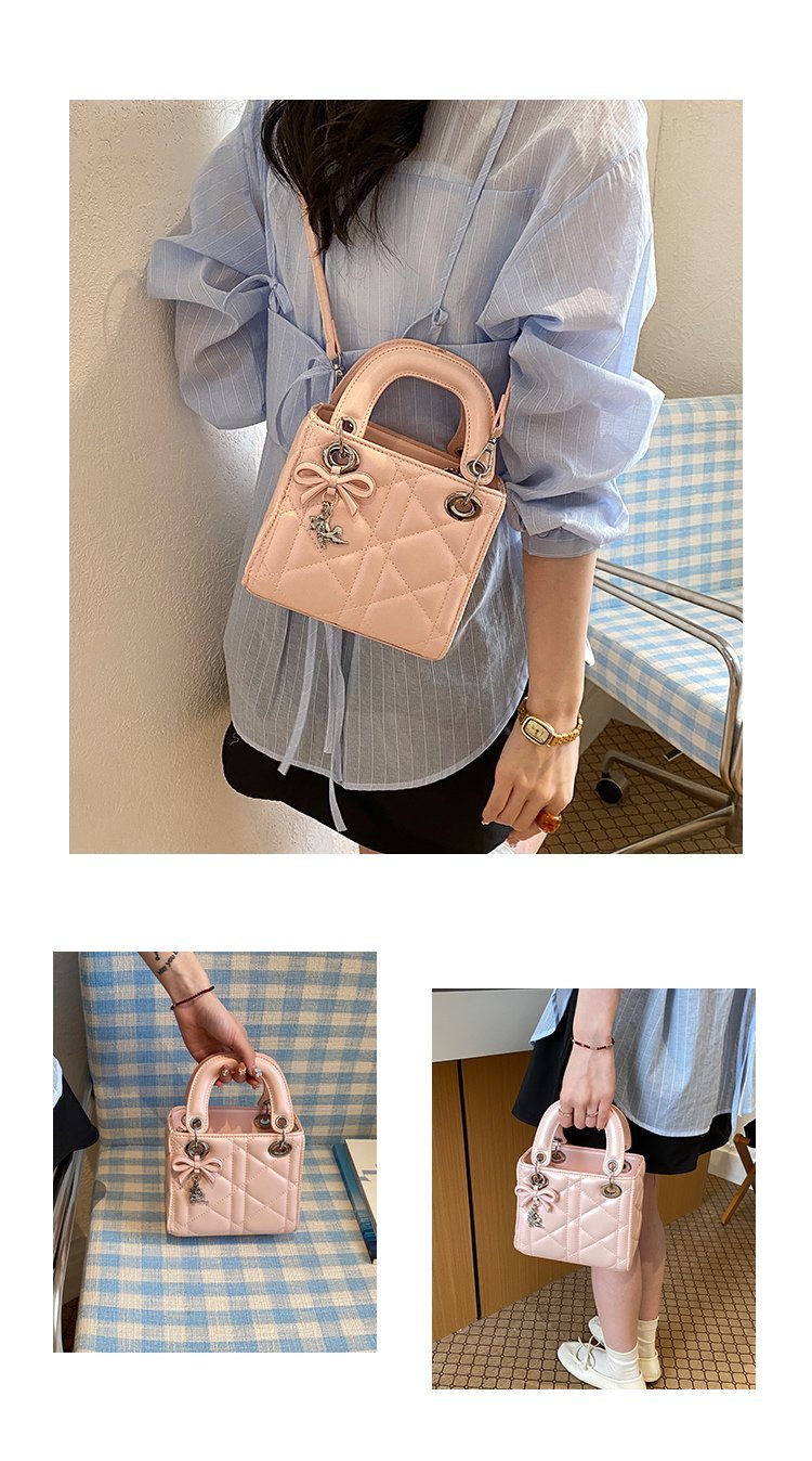 Women's PU Leather Floral Mini Top Handle Crossbody Bag detail 9
