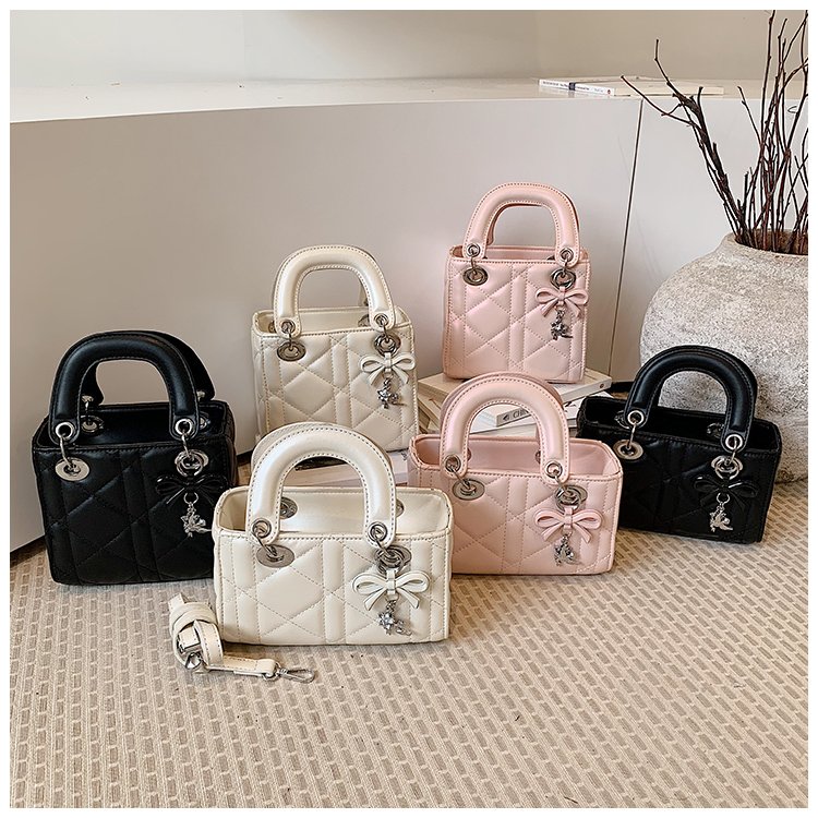 Women's PU Leather Floral Mini Top Handle Crossbody Bag detail 2