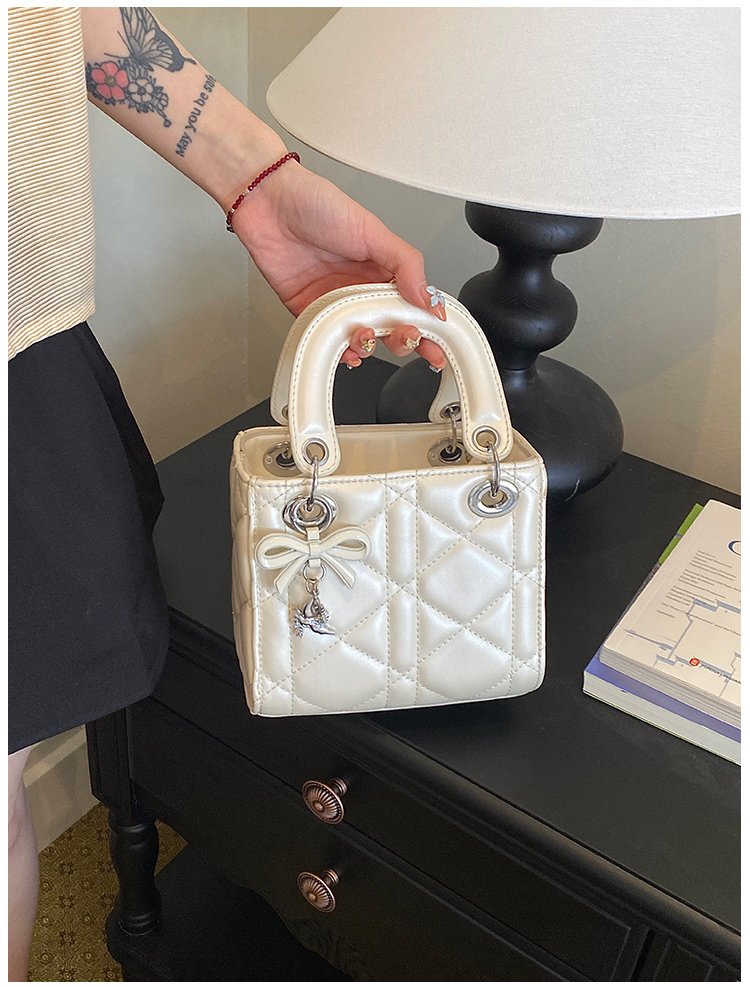Women's PU Leather Floral Mini Top Handle Crossbody Bag detail 29