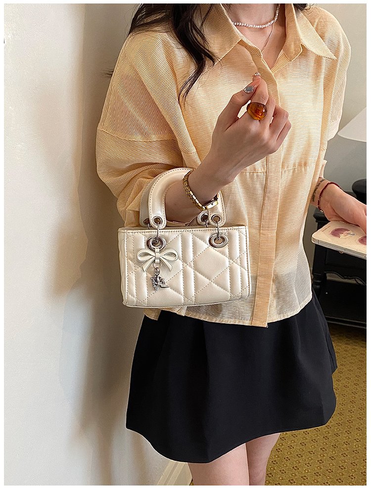 Women's PU Leather Floral Mini Top Handle Crossbody Bag detail 30