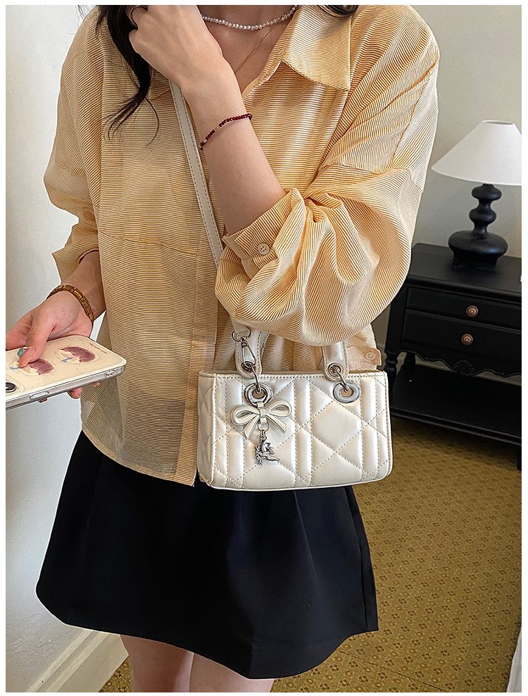 Women's PU Leather Floral Mini Top Handle Crossbody Bag detail 33