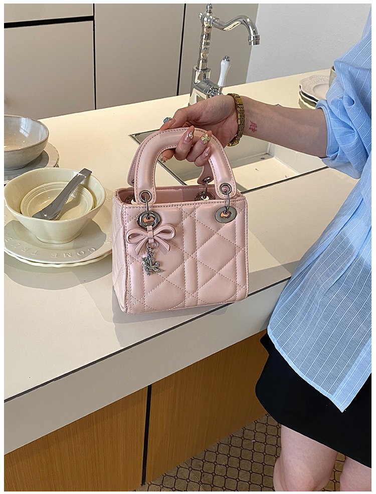 Women's PU Leather Floral Mini Top Handle Crossbody Bag detail 38