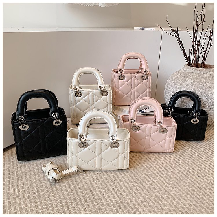 Women's PU Leather Floral Mini Top Handle Crossbody Bag detail 3
