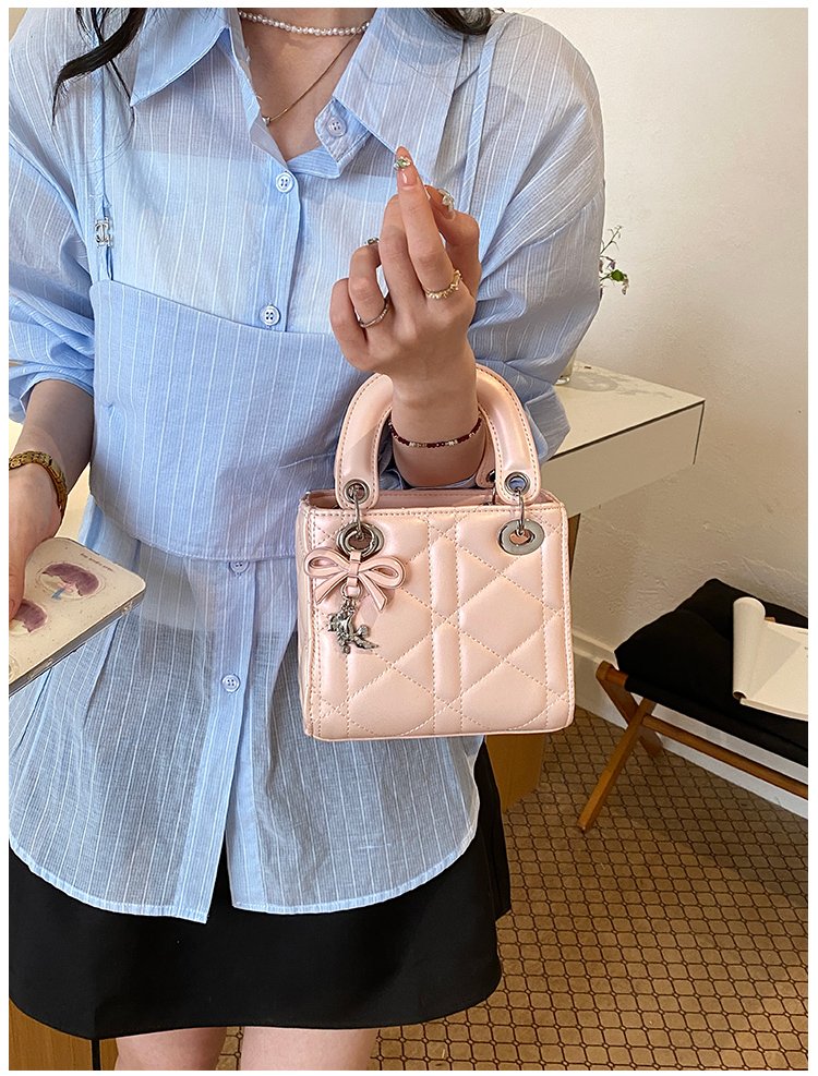 Women's PU Leather Floral Mini Top Handle Crossbody Bag detail 40