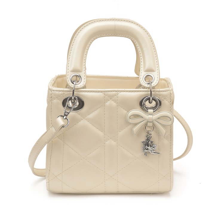 Women's PU Leather Floral Mini Top Handle Crossbody Bag view 3