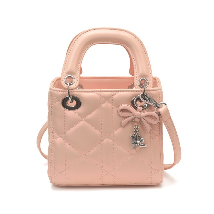 Women's PU Leather Floral Mini Top Handle Crossbody Bag view 4