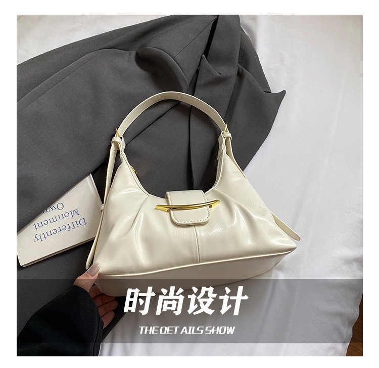 Women's PU Leather Glossy Shoulder Bag detail 10