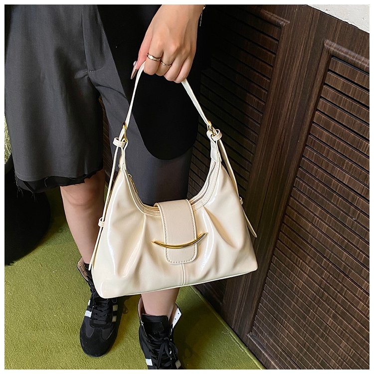 Women's PU Leather Glossy Shoulder Bag detail 27