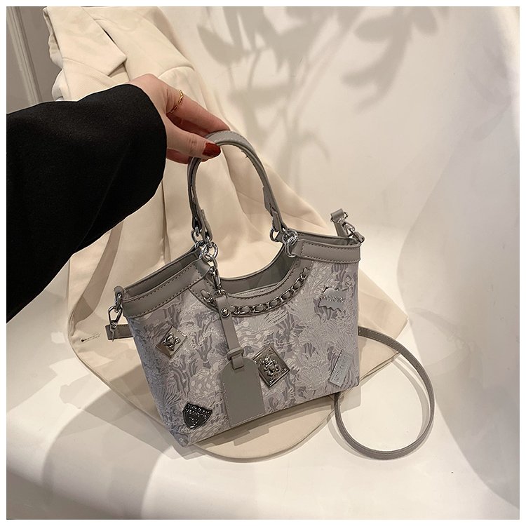 Women's PU Leather Graphic Mini Tote Bag view 2