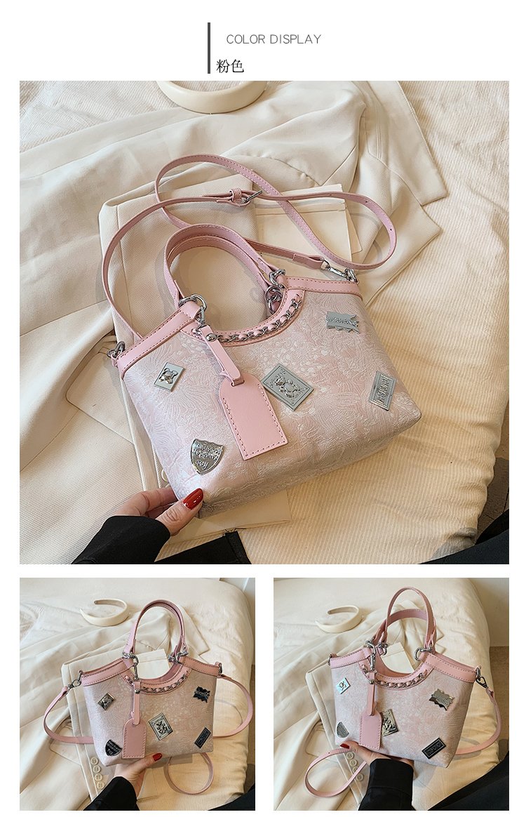 Women's PU Leather Graphic Mini Tote Bag detail 11