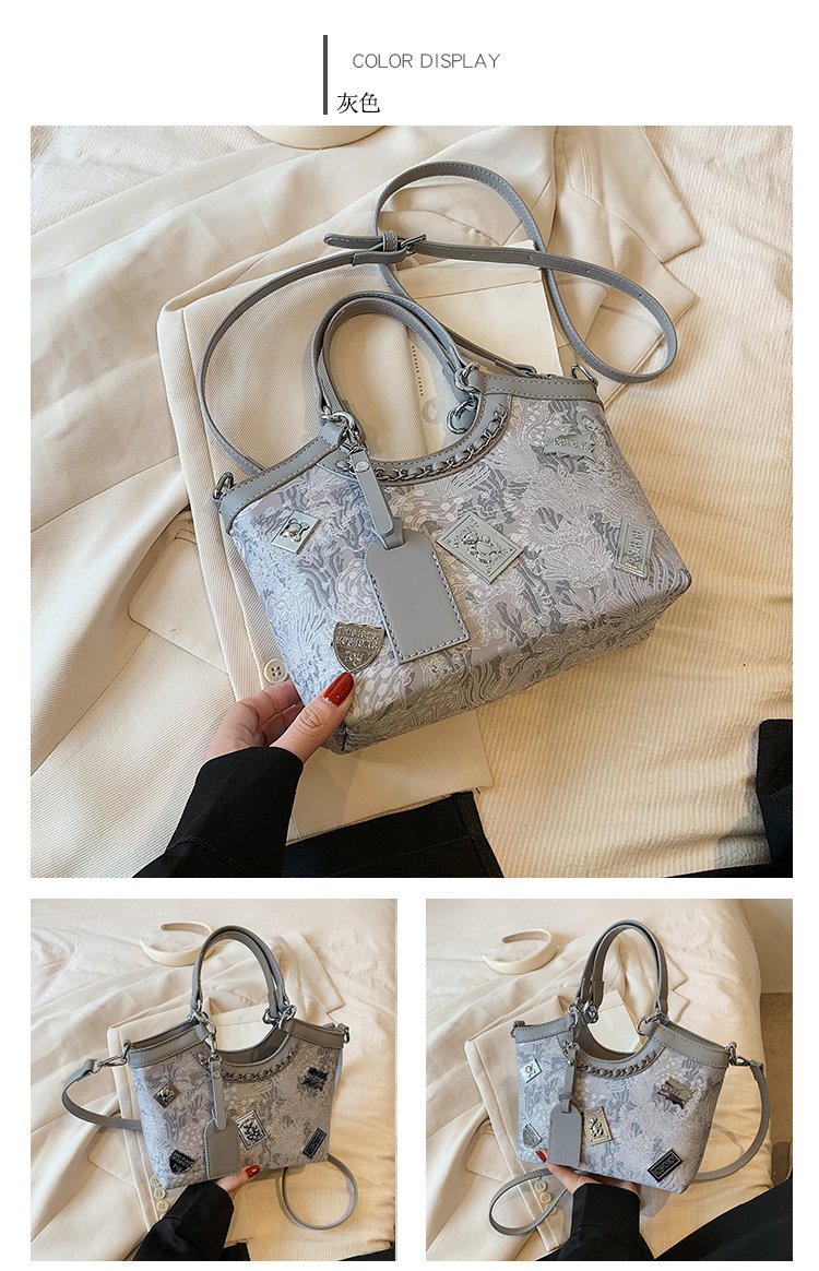 Women's PU Leather Graphic Mini Tote Bag detail 13