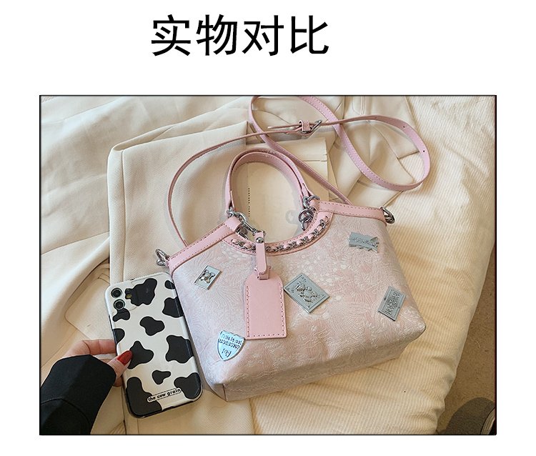 Women's PU Leather Graphic Mini Tote Bag detail 2