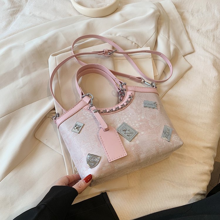 Women's PU Leather Graphic Mini Tote Bag view 1