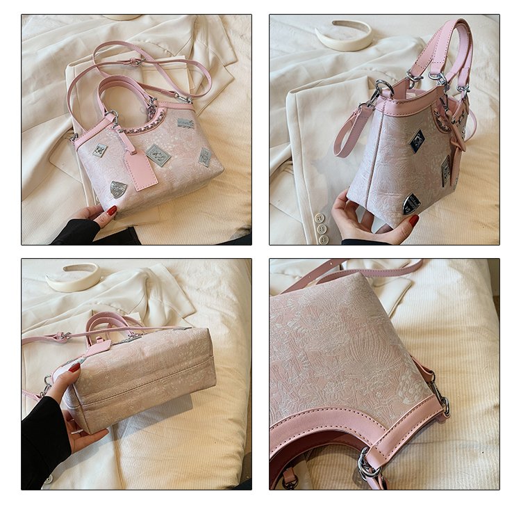 Women's PU Leather Graphic Mini Tote Bag detail 4