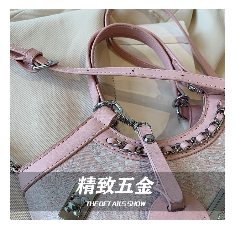 Women's PU Leather Graphic Mini Tote Bag detail 6