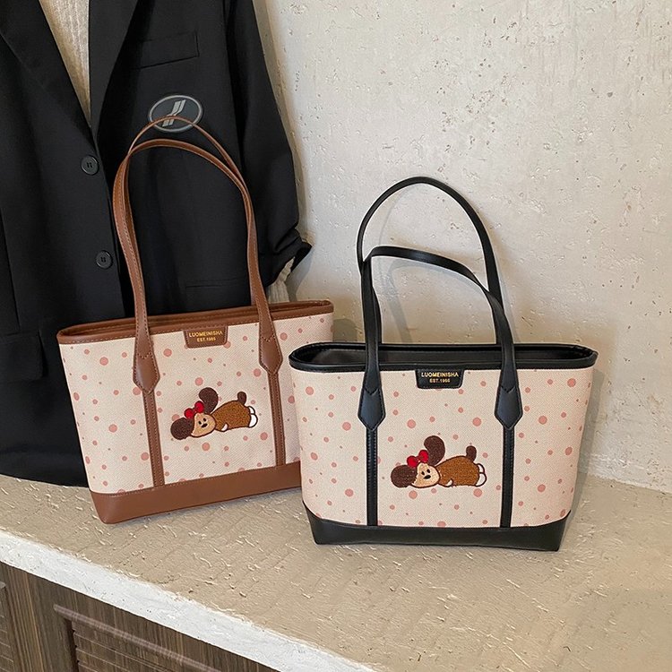 Women's PU Leather Graphic Tote Bag view 2