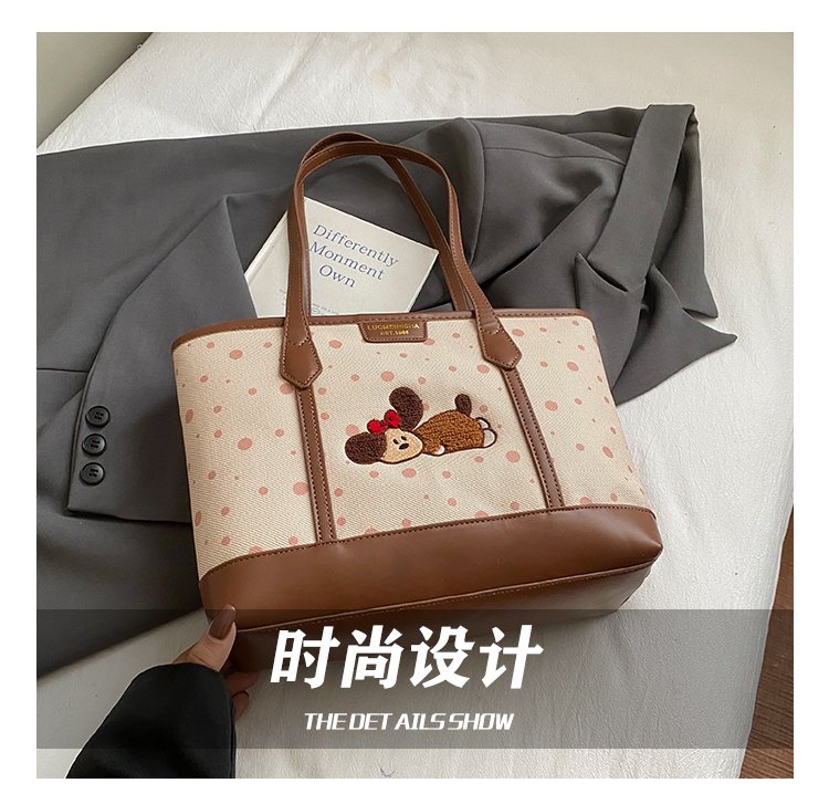 Women's PU Leather Graphic Tote Bag detail 12