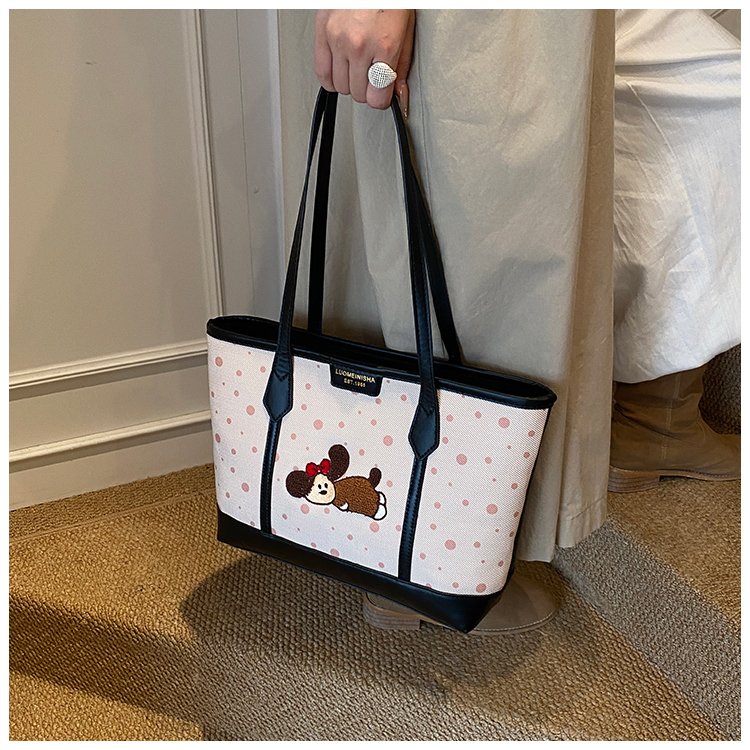 Women's PU Leather Graphic Tote Bag detail 15