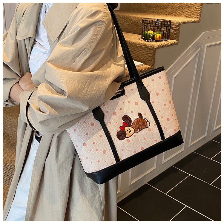 Women's PU Leather Graphic Tote Bag detail 19
