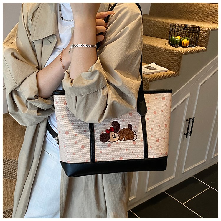 Women's PU Leather Graphic Tote Bag detail 23