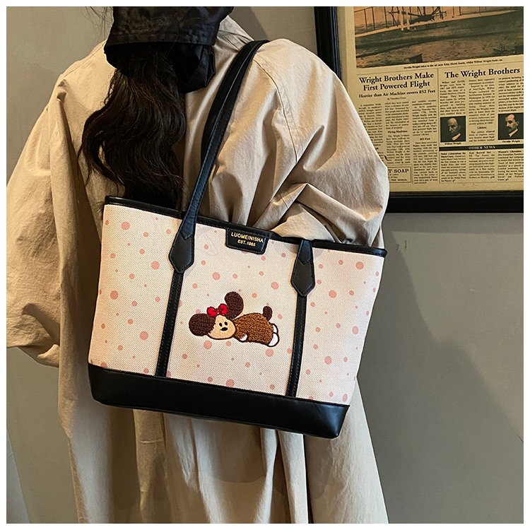 Women's PU Leather Graphic Tote Bag detail 24