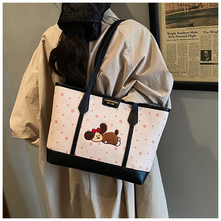 Women's PU Leather Graphic Tote Bag detail 25