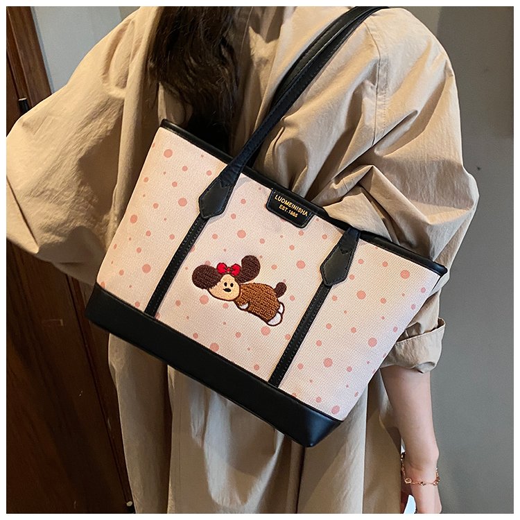 Women's PU Leather Graphic Tote Bag detail 26