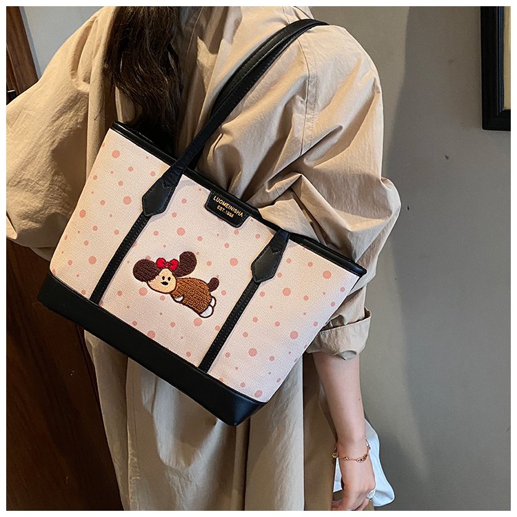 Women's PU Leather Graphic Tote Bag detail 27