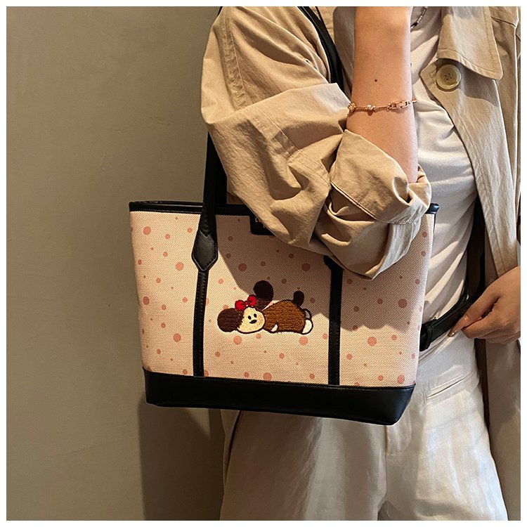 Women's PU Leather Graphic Tote Bag detail 28