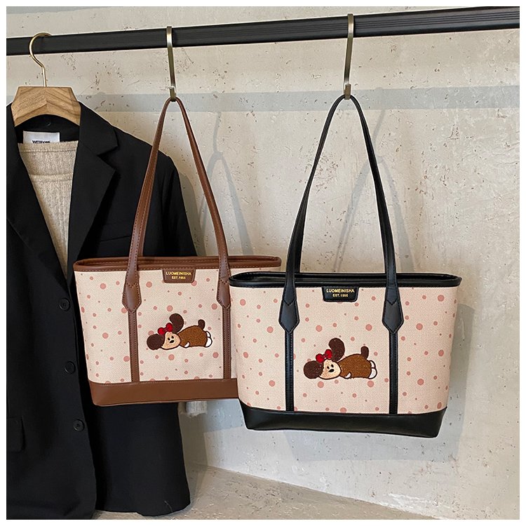 Women's PU Leather Graphic Tote Bag detail 2