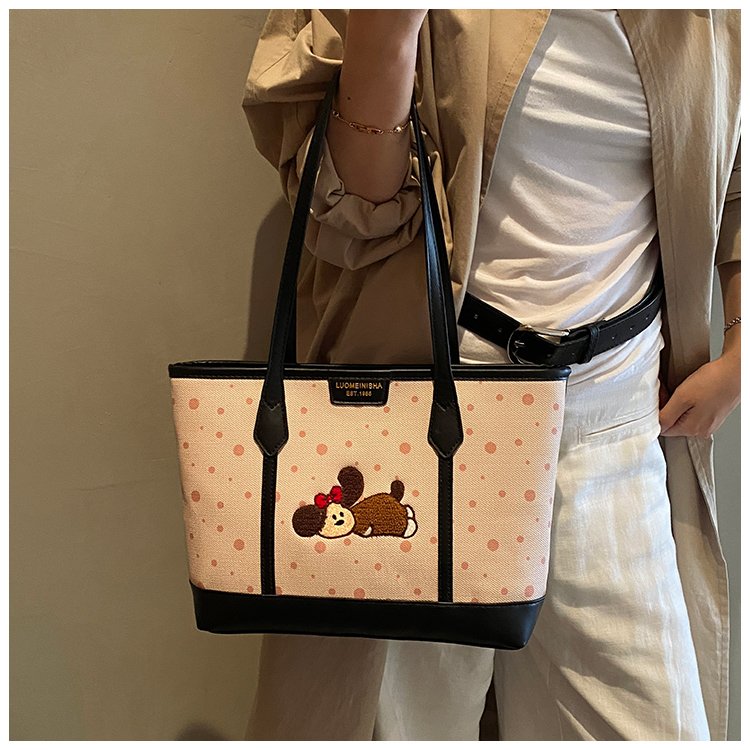 Women's PU Leather Graphic Tote Bag detail 30